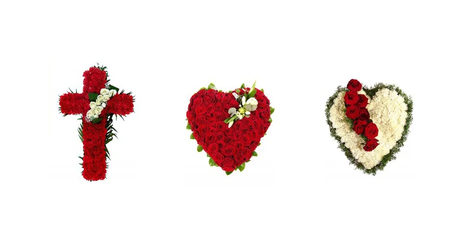 aranjamente funerare din flori proaspete