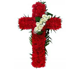Aranjament funerar Cruce roșie